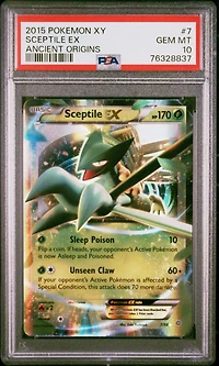2015 Pokemon Xy Ancient Origins 7 Sceptile Ex PSA 10