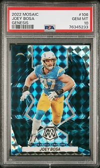 2022 Panini Mosaic 106 Joey Bosa Genesis PSA 10