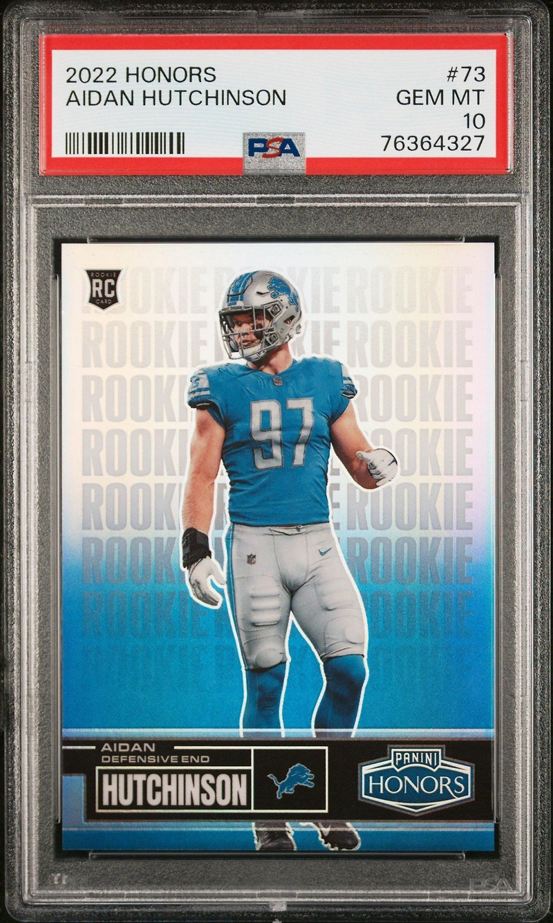 2022 Panini Honors 73 Aidan Hutchinson PSA 10