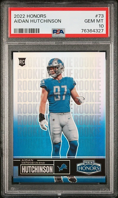 2022 Panini Honors 73 Aidan Hutchinson PSA 10