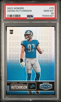 2022 Panini Honors 73 Aidan Hutchinson PSA 10