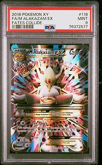 2016 Pokemon Xy Fates Collide 118 Fa/m Alakazam Ex PSA 9