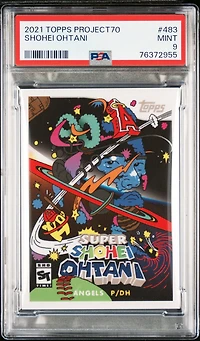 2021 Topps Project70 483 Shohei Ohtani PSA