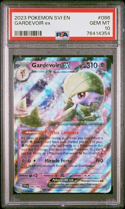 2023 Pokemon Svi En-scarlet & Violet 086 Gardevoir Ex PSA 10