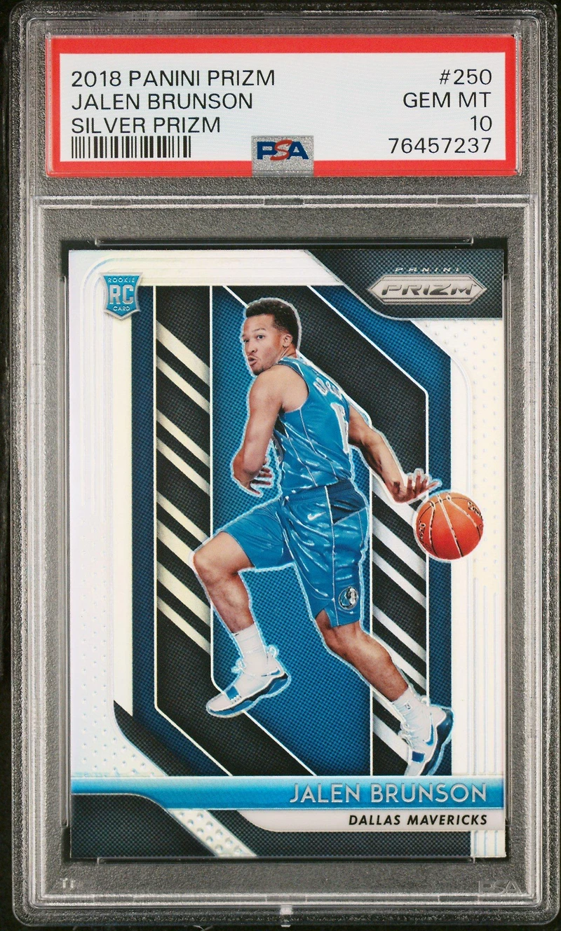 2018 Panini Prizm 250 Jalen Brunson Silver Prizm PSA