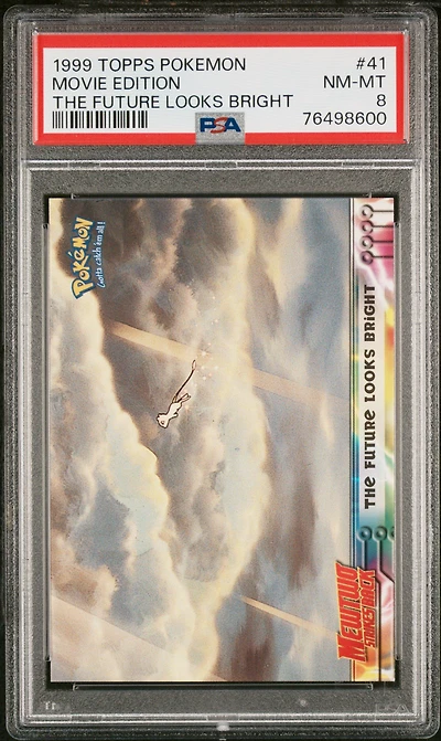 1999 Topps Pokemon The Movie Edt 41 Movie Edition PSA 8