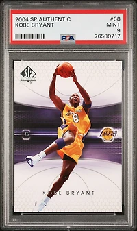 2004 Sp Authentic 38 Kobe Bryant PSA 9