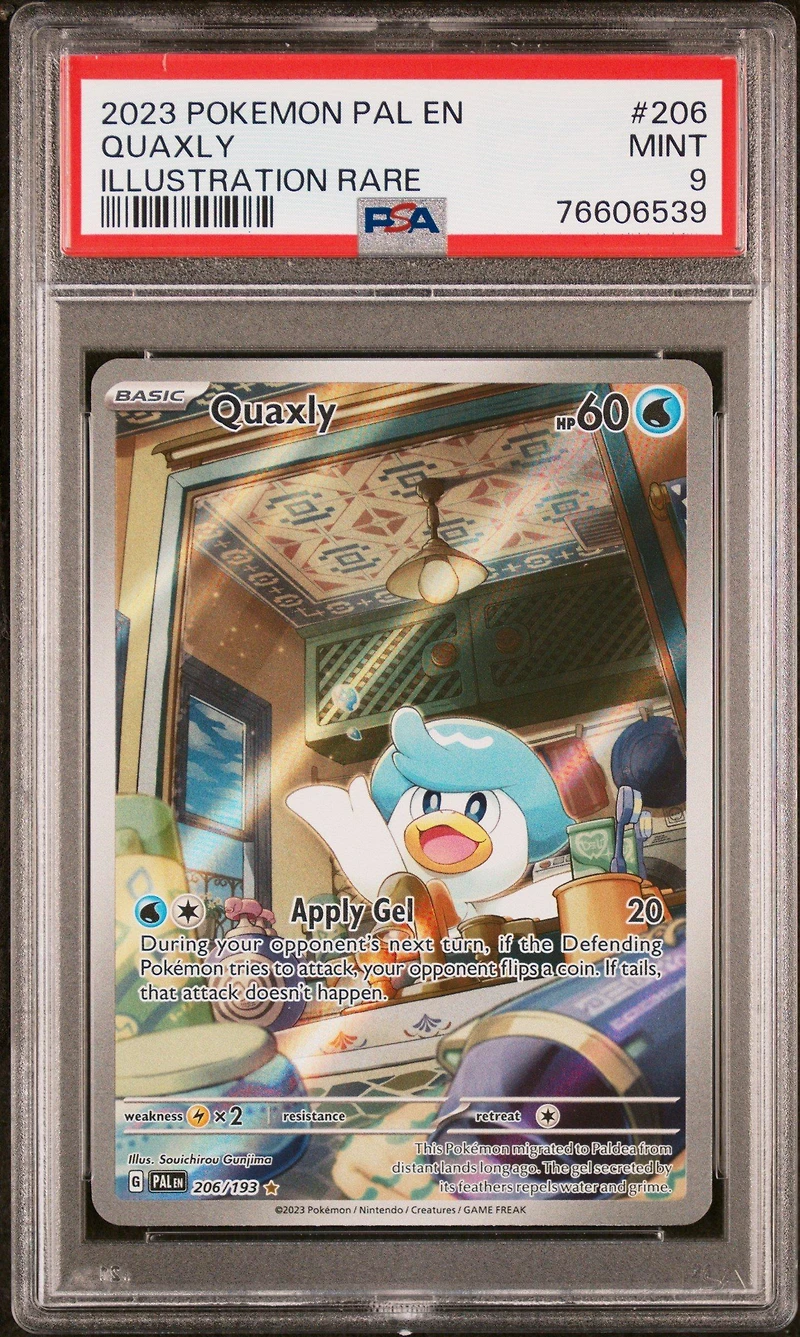 2023 Pokemon Pal En-paldea Evolved 206 Quaxly Illustration Rare PSA