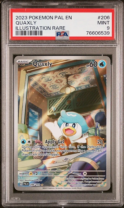 2023 Pokemon Pal En-paldea Evolved 206 Quaxly Illustration Rare PSA
