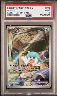 2023 Pokemon Pal En-paldea Evolved 206 Quaxly Illustration Rare PSA