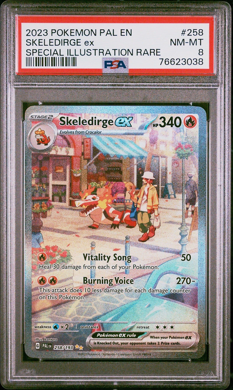 2023 Pokemon Pal En-paldea Evolved Skeledirge Ex PSA