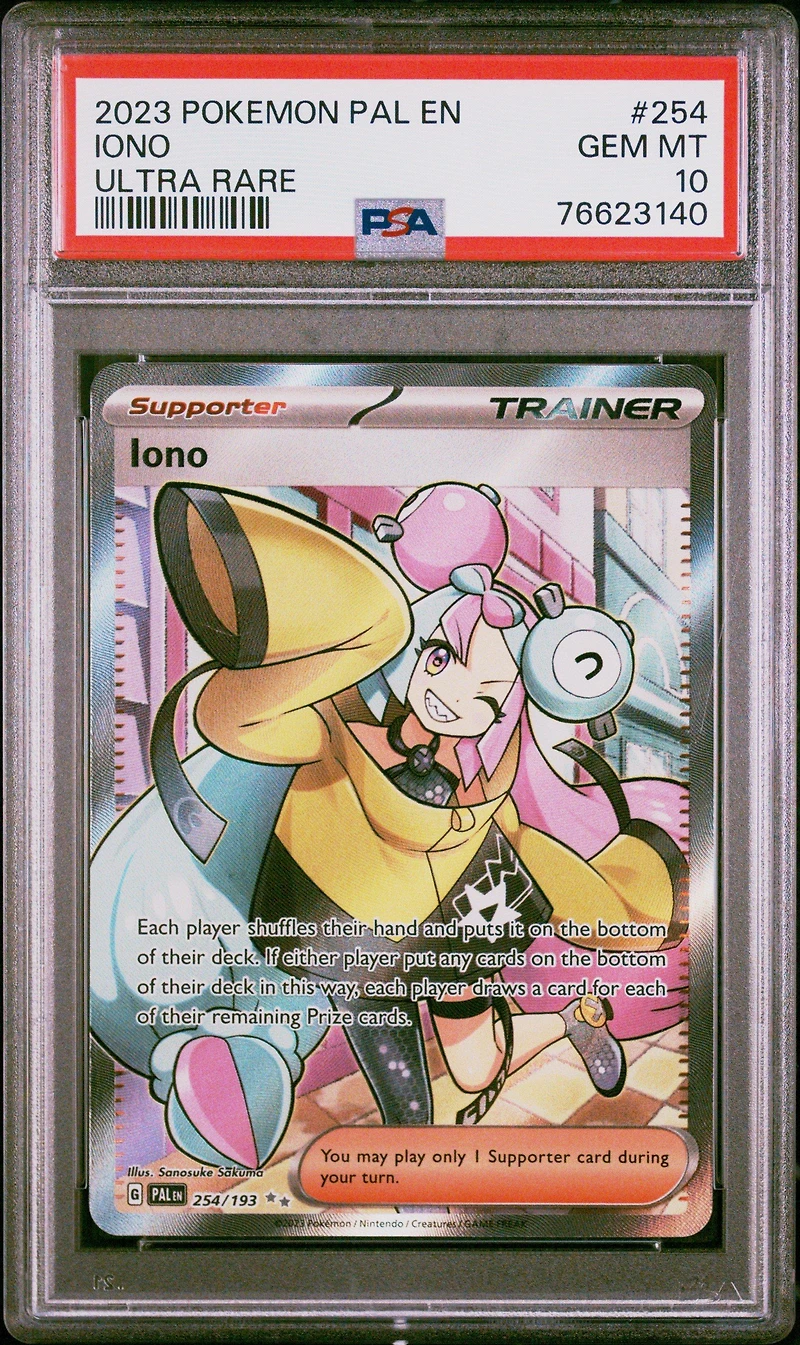 2023 Pokemon Pal En-paldea Evolved 254 Iono Ultra Rare PSA