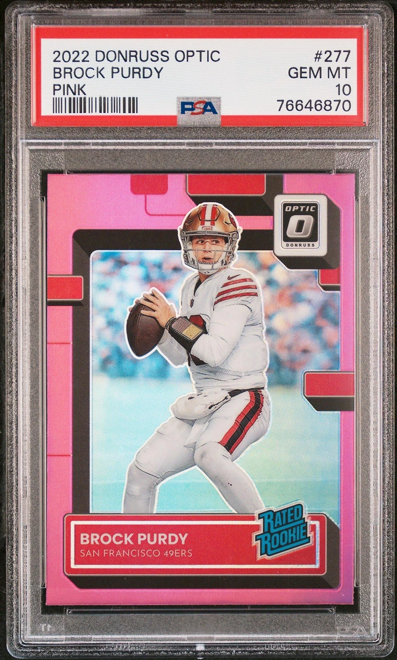 2022 Panini Donruss Optic 277 Brock Purdy PSA
