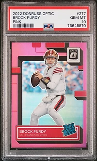 2022 Panini Donruss Optic 277 Brock Purdy PSA