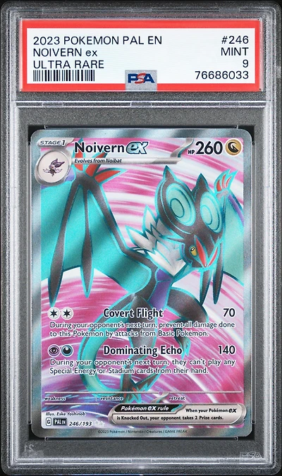 2023 Pokemon Pal En-paldea Evolved 246 Noivern Ex Ultra Rare PSA
