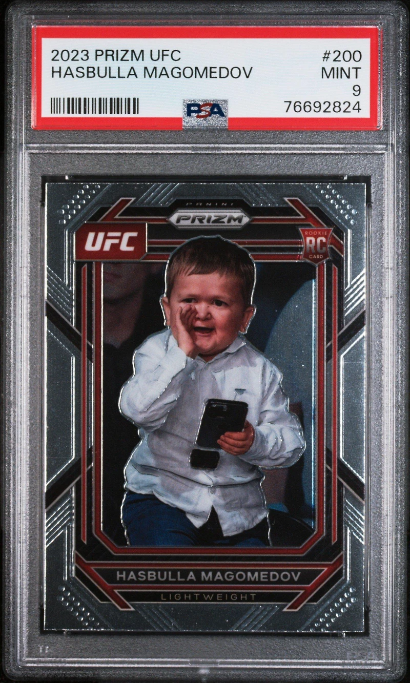 2023 Panini Prizm Ufc 200 Hasbulla Magomedov PSA 9