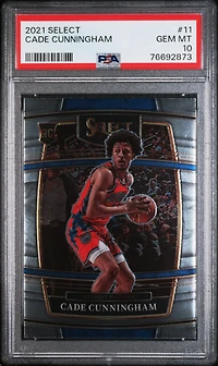 2021 Panini Select 11 Cade Cunningham PSA 10