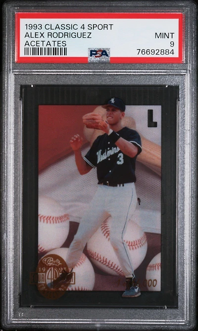 1993 Classic 4 Sport Acetates  Alex Rodriguez PSA 9