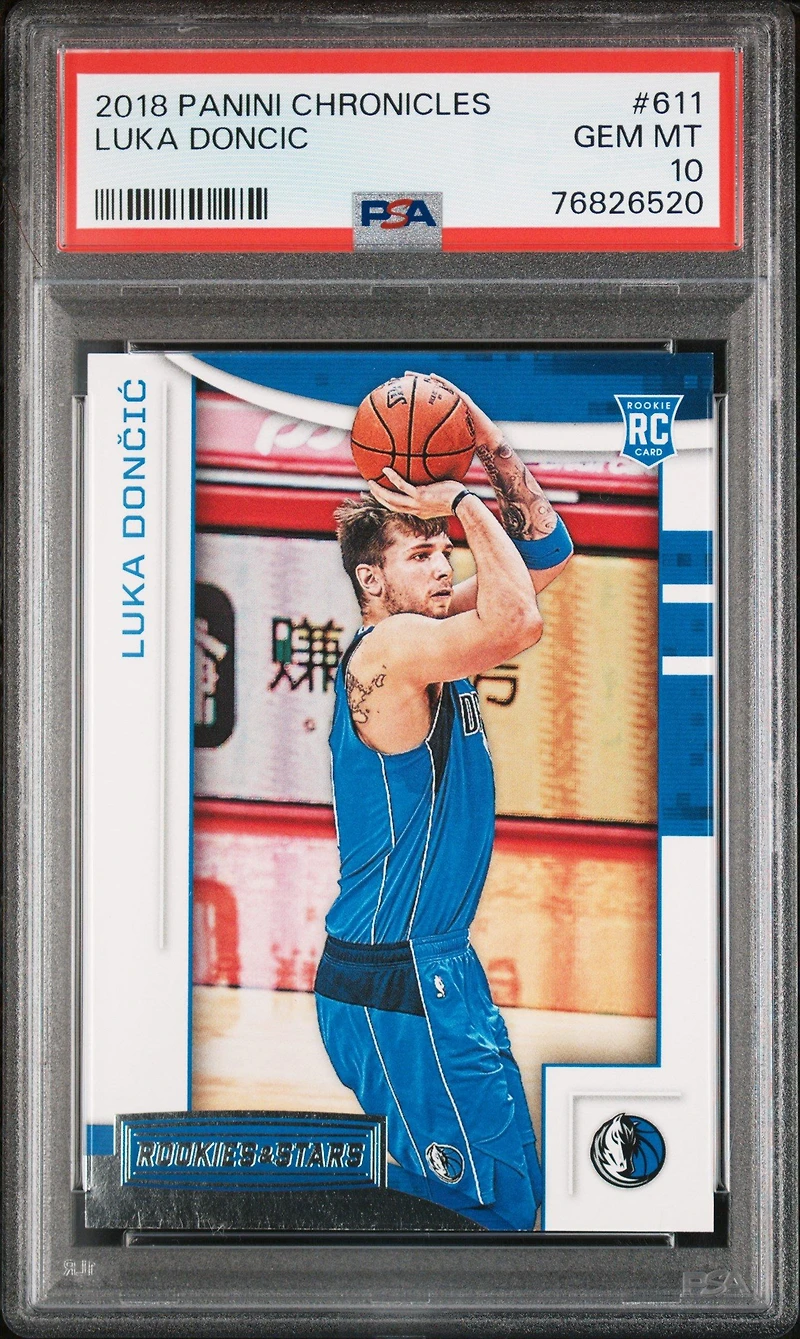 2018 Panini Chronicles 611 Luka Doncic PSA 10