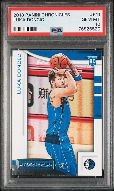 2018 Panini Chronicles 611 Luka Doncic PSA 10