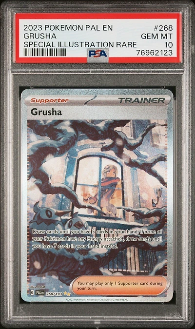 2023 Pokemon Pal En-paldea Evolved 268 Grusha Special Illustration Rare PSA