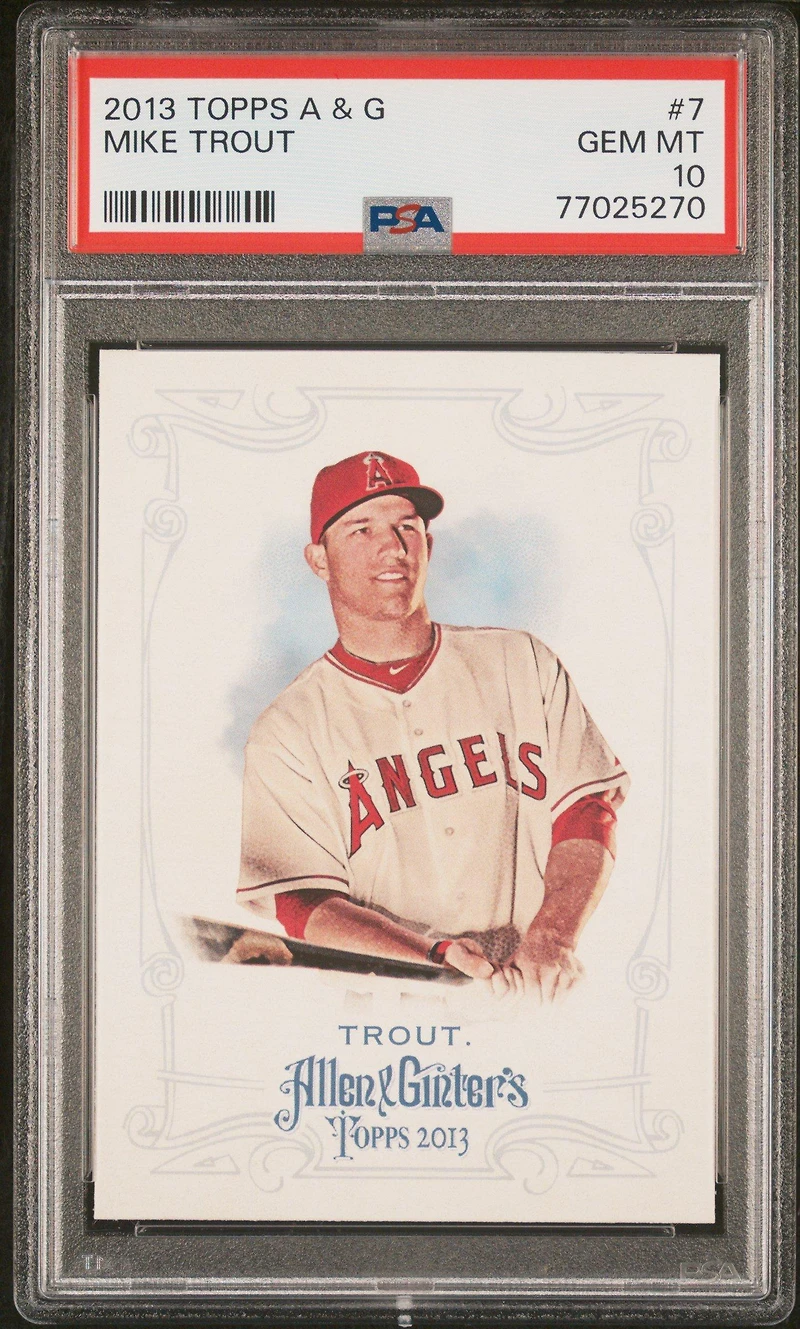 2013 Topps Allen & Ginter 7 Mike Trout PSA 10