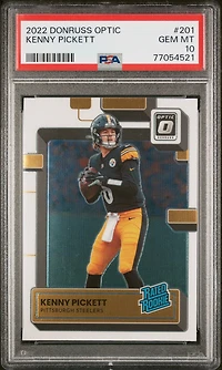 2022 Panini Donruss Optic 201 Kenny Pickett PSA 10