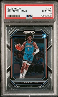 2022 Panini Prizm 246 Jalen Williams PSA 10