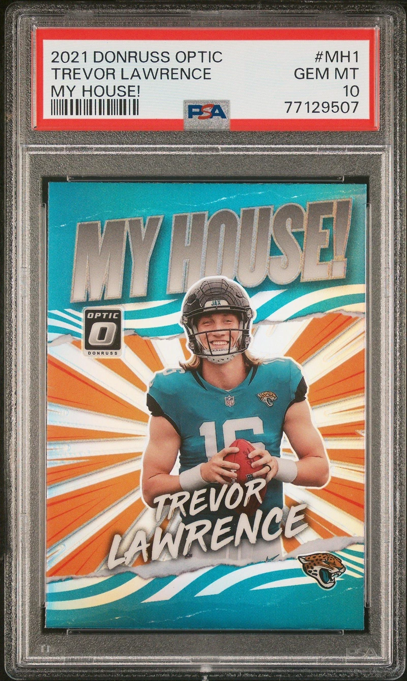 2021 Panini Donruss Optic My House! Mh1 Trevor Lawrence PSA 10