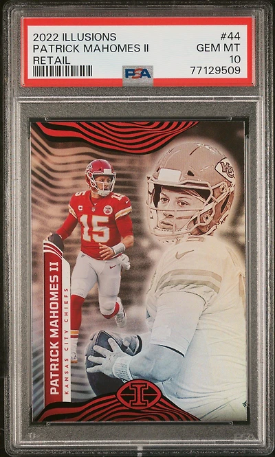 2022 Panini Illusions 44 Patrick Mahomes Ii Retail PSA 10