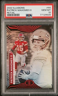 2022 Panini Illusions 44 Patrick Mahomes Ii Retail PSA 10