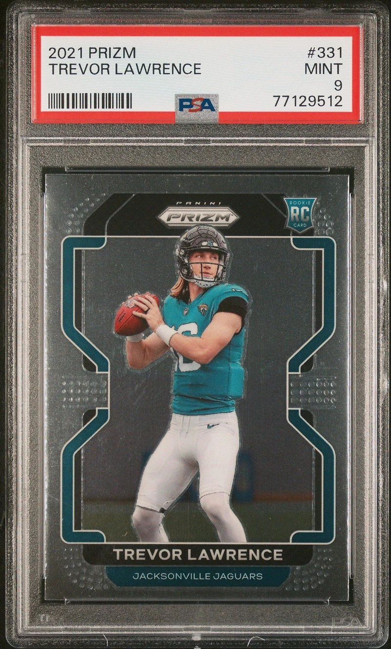 2021 Panini Prizm 331 Trevor Lawrence PSA 9