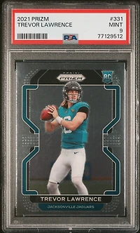2021 Panini Prizm 331 Trevor Lawrence PSA 9