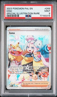 2023 Pokemon Pal En-paldea Evolved 269 Iono Special Illustration Rare PSA
