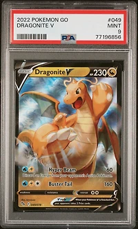 2022 Pokemon Go 049 Dragonite V PSA