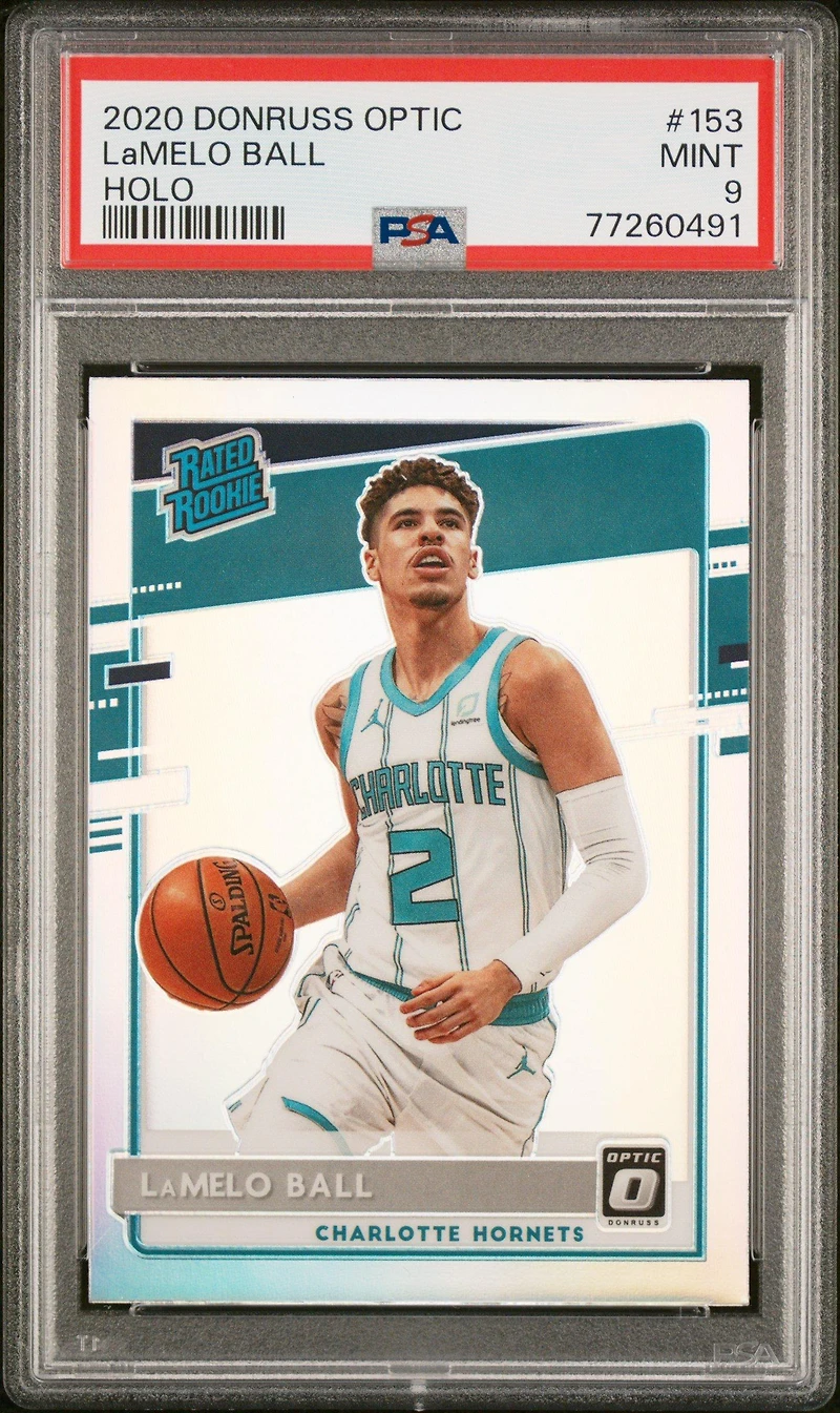 2020 Panini Donruss Optic 153 Lamelo Ball Holo PSA