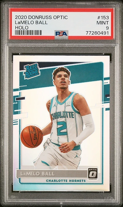 2020 Panini Donruss Optic 153 Lamelo Ball Holo PSA