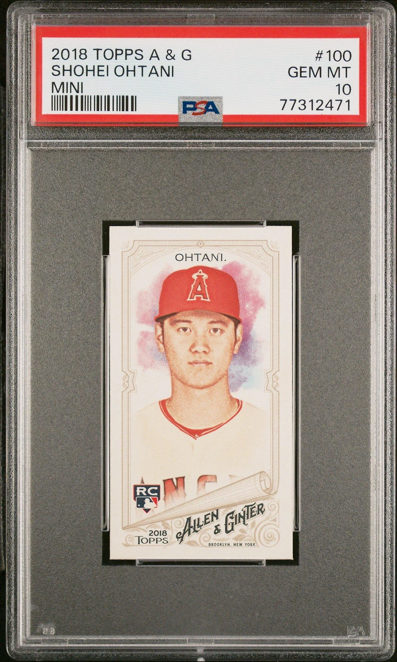 2018 Topps Allen & Ginter 100 Shohei Ohtani Mini PSA 10