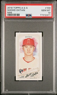 2018 Topps Allen & Ginter 100 Shohei Ohtani Mini PSA 10