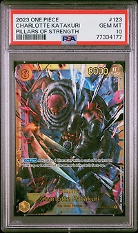 2023 One Piece Op03-pillars Of Strength 123 Charlotte Katakuri PSA 10