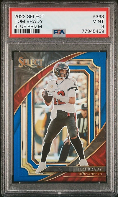 2022 Panini Select 363 Tom Brady PSA 9