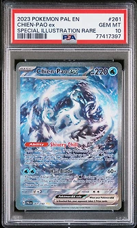 2023 Pokemon Pal En-paldea Evolved 261 Chien-pao Ex Special Illustration Rare PSA