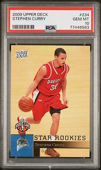 2009 Upper Deck 234 Stephen Curry PSA