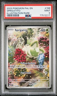 2023 Pokemon Pal En-paldea Evolved 196 Sprigatito Illustration Rare PSA