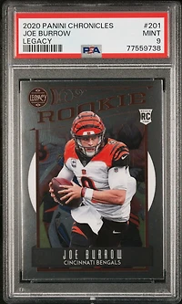 2020 Panini Chronicles Legacy 201 Joe Burrow PSA 9
