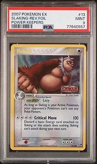 2007 Pokemon Ex Power Keepers 13 Slaking-reverse Foil PSA 9