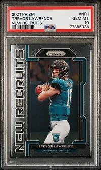 2021 Panini Prizm New Recruits Nr1 Trevor Lawrence PSA 10