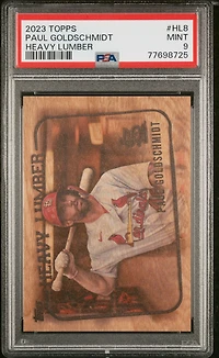 2023 Topps Heavy Lumber Hl8 Paul Goldschmidt PSA 9