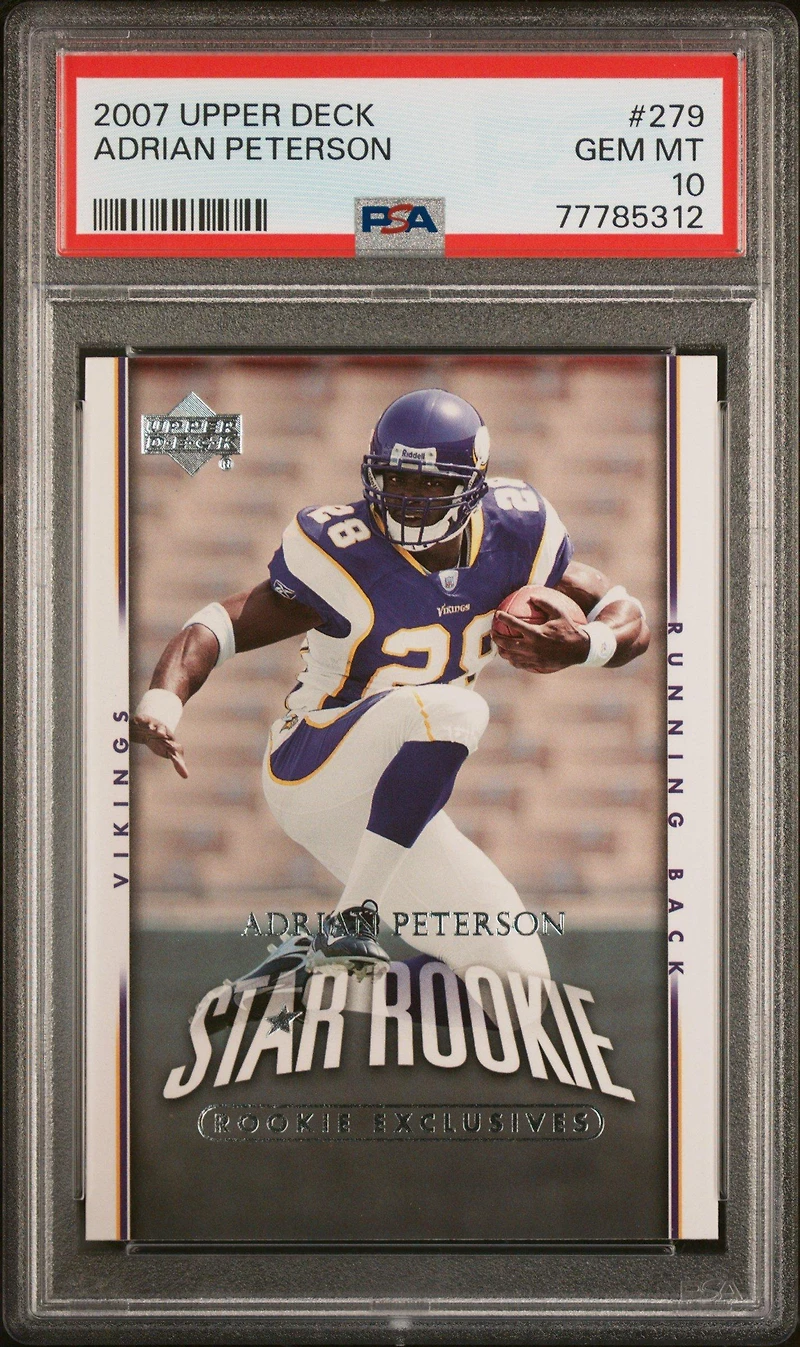 2007 Upper Deck 279 Adrian Peterson PSA 10