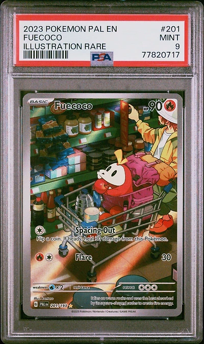 2023 Pokemon Pal En-paldea Evolved 201 Fuecoco PSA